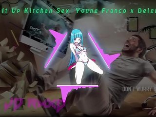 Back It Up Kitchen Sex- Young Franco x Deignated